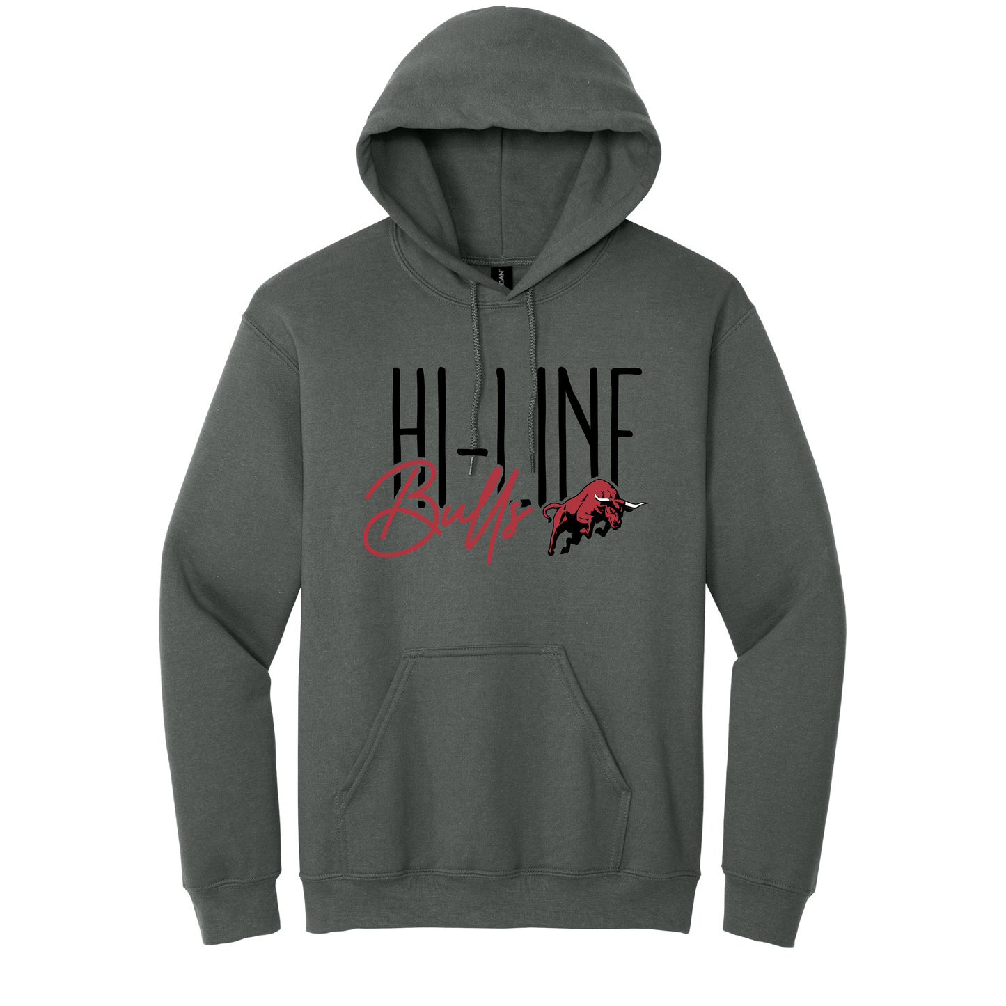 Hi-Line Bulls | Gildan Heavy Blend Hooded Sweatshirt