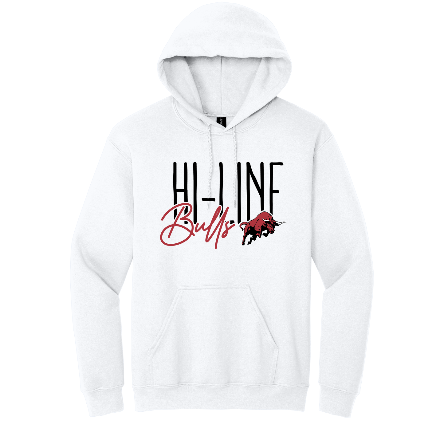 Hi-Line Bulls | Gildan Heavy Blend Hooded Sweatshirt