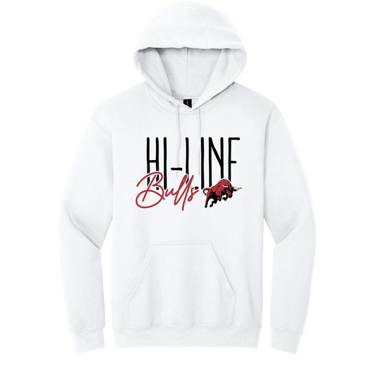 Hi-Line Bulls | Gildan Heavy Blend Hooded Sweatshirt