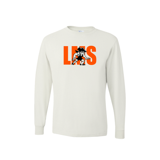 LMS Wrestling | JERZEES ADULT Dri-Power 50/50 Cotton/Poly Long Sleeve T-Shirt