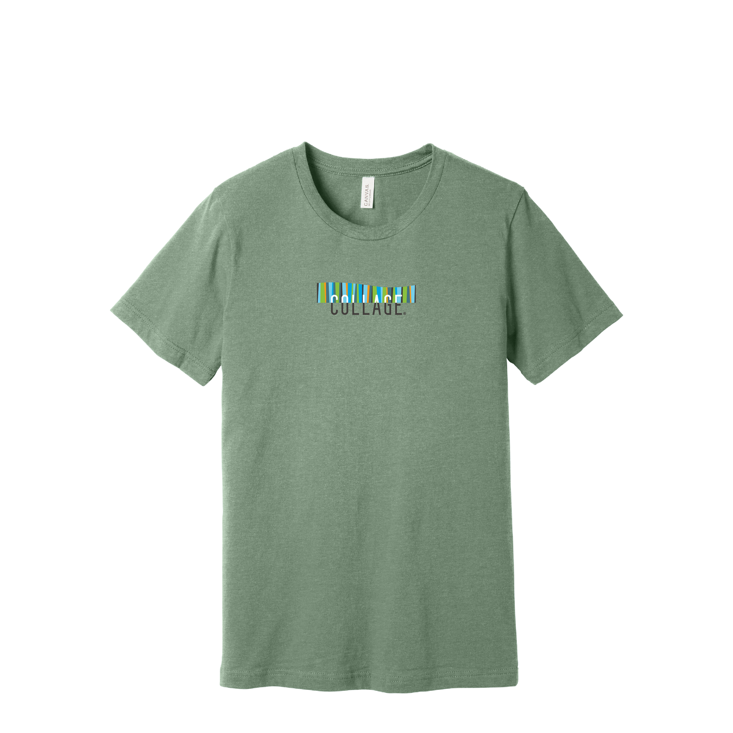 Collage | Bella+Canvas Unisex CVC Jersey Tee