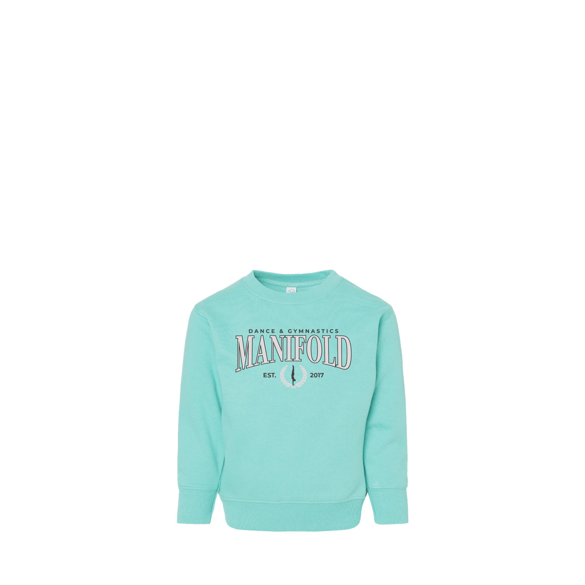 Manifold | Rabbit Skins Toddler Fleece Crewneck Sweatshirt - Gymnastics