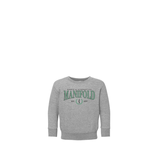 Manifold | Rabbit Skins Toddler Fleece Crewneck Sweatshirt - Gymnastics