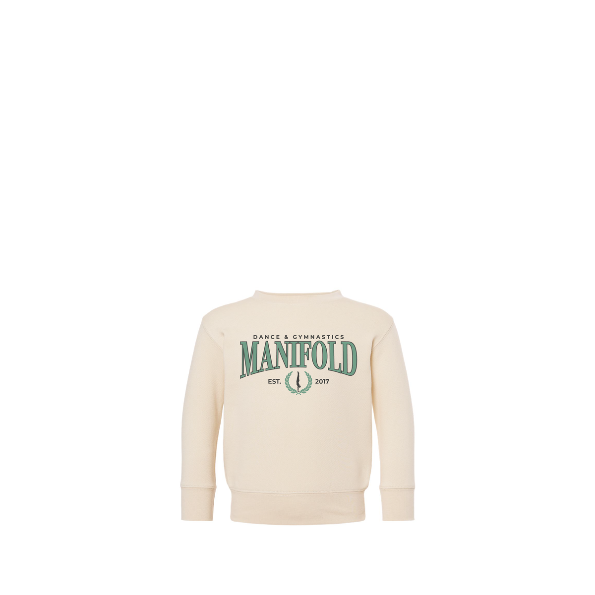 Manifold | Rabbit Skins Toddler Fleece Crewneck Sweatshirt - Gymnastics