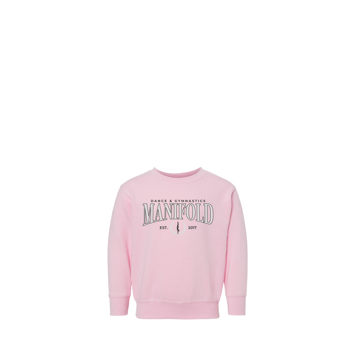 Manifold | Rabbit Skins Toddler Fleece Crewneck Sweatshirt - Gymnastics