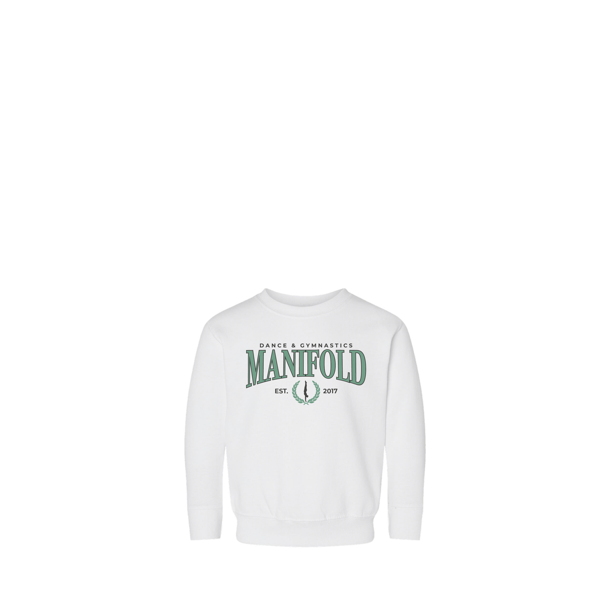Manifold | Rabbit Skins Toddler Fleece Crewneck Sweatshirt - Gymnastics