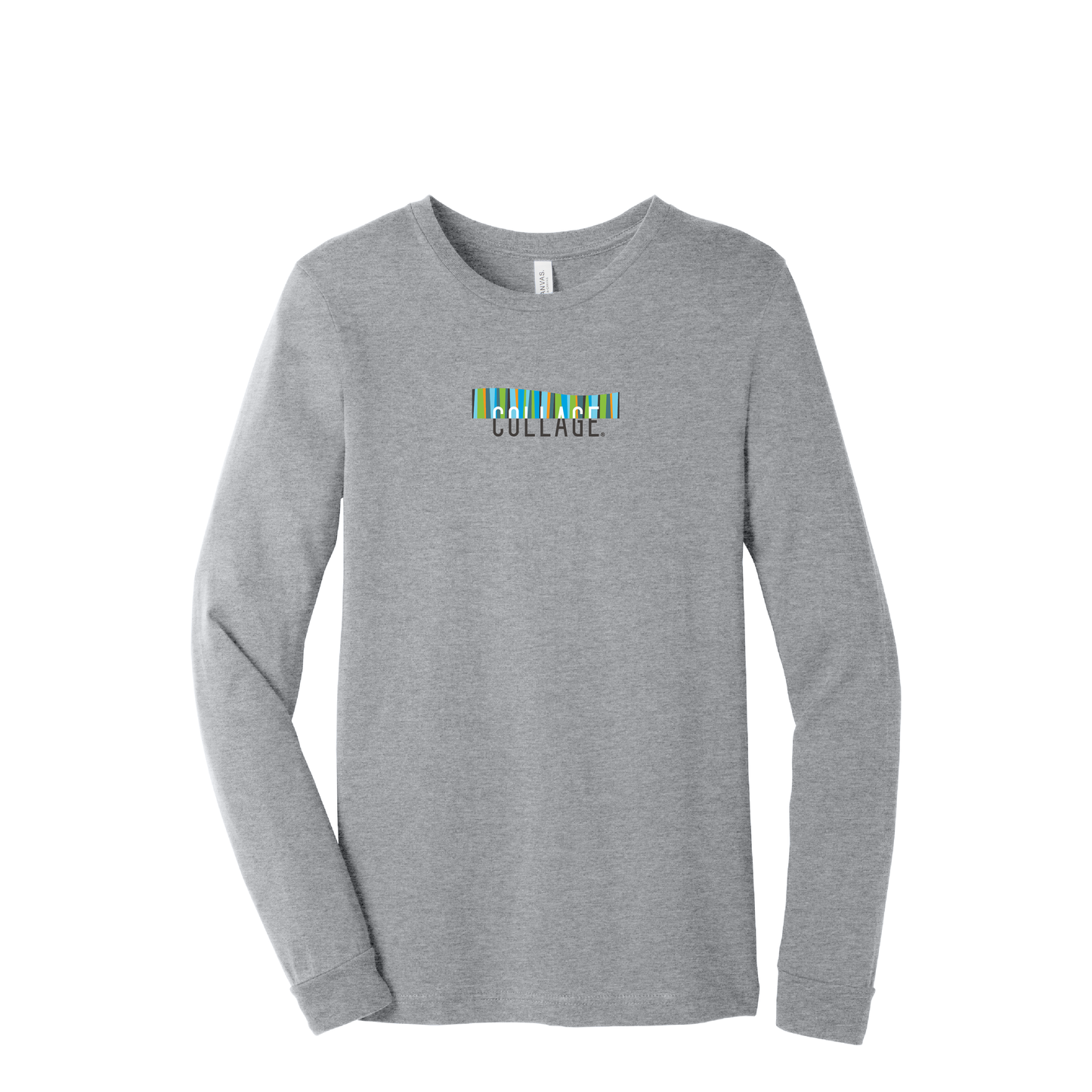 Collage | Bella+Canvas Unisex Heather CVC Long Sleeve Tee