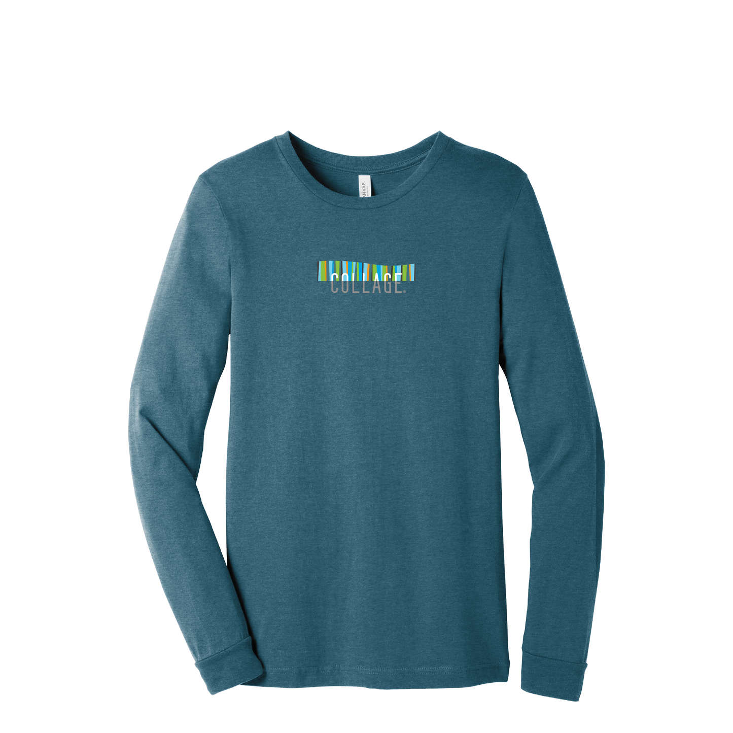 Collage | Bella+Canvas Unisex Heather CVC Long Sleeve Tee