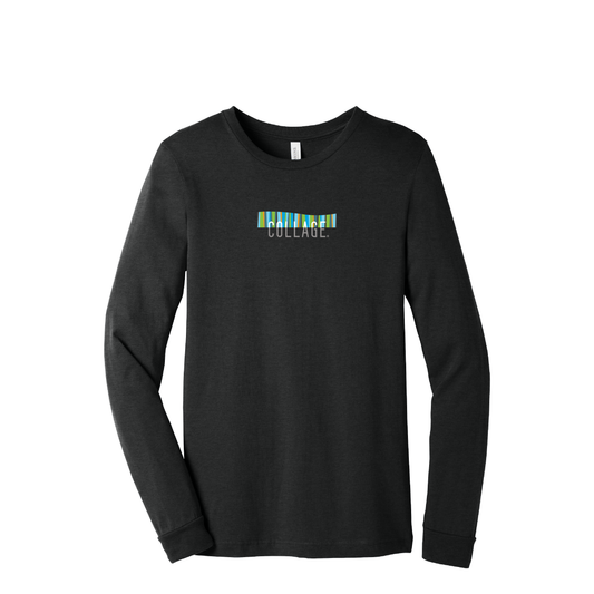 Collage | Bella+Canvas Unisex Heather CVC Long Sleeve Tee