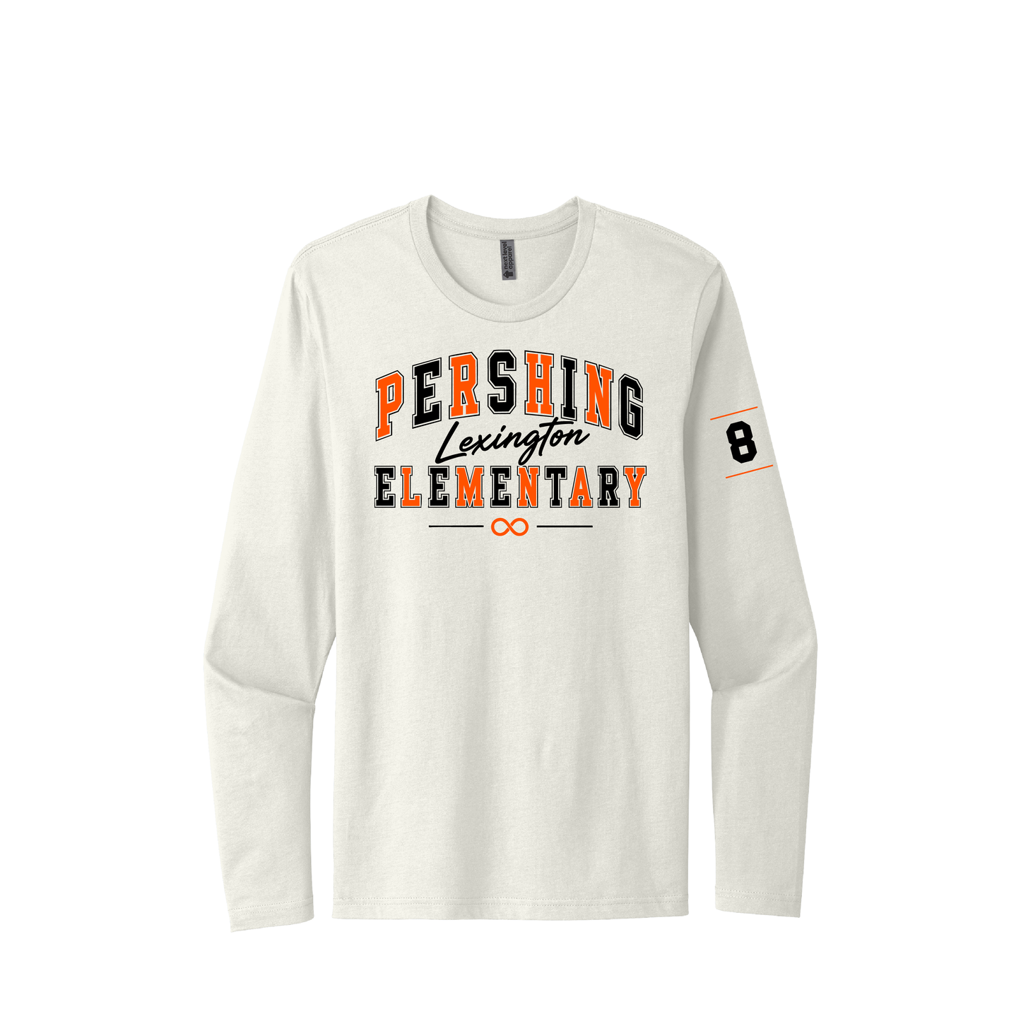 Pershing Staff | Next Level Apparel Adult Cotton Long Sleeve Tee