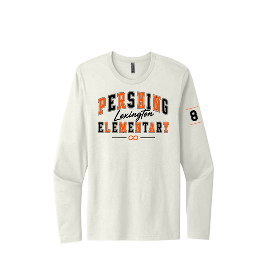 Pershing Staff | Next Level Apparel Adult Cotton Long Sleeve Tee