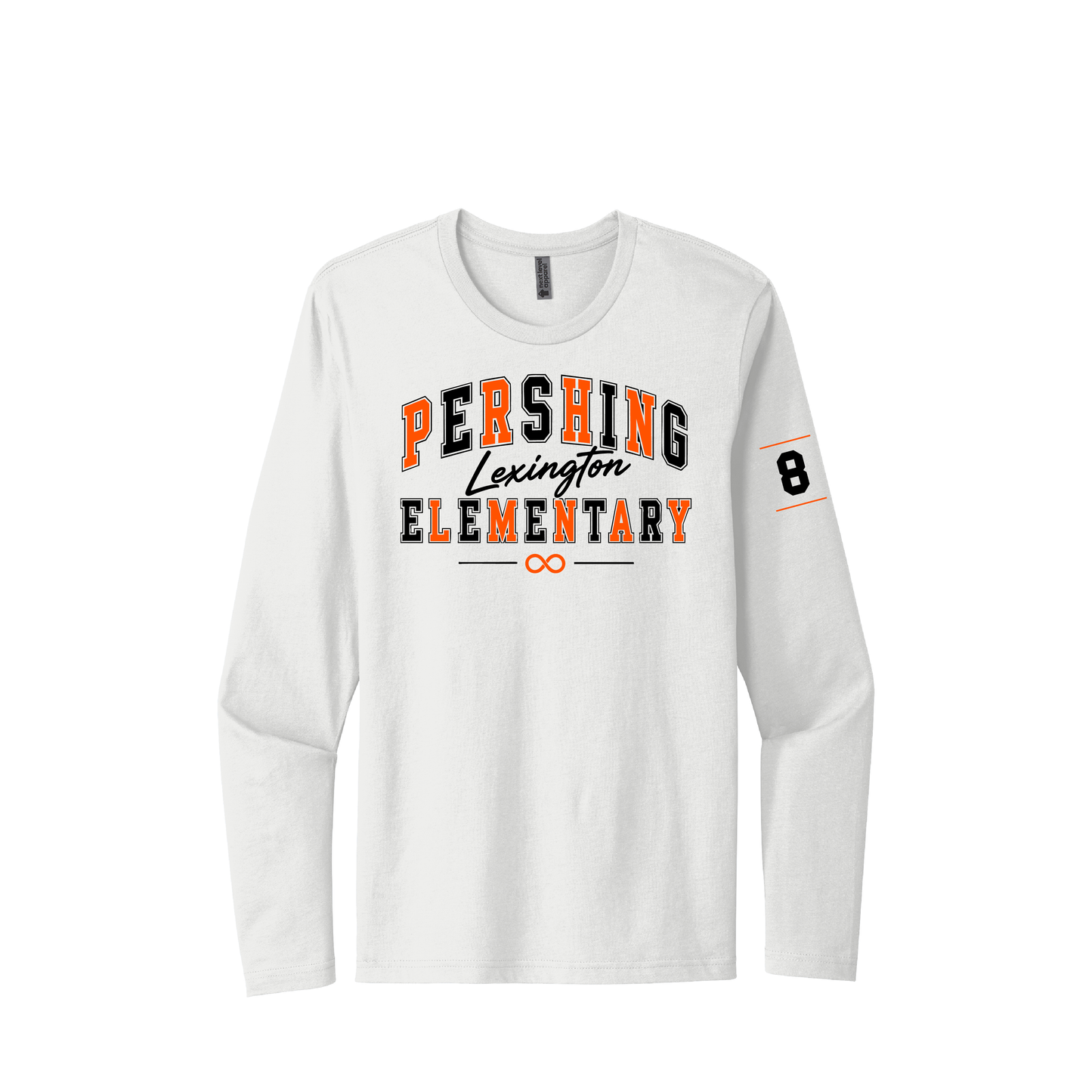 Pershing Staff | Next Level Apparel Adult Cotton Long Sleeve Tee
