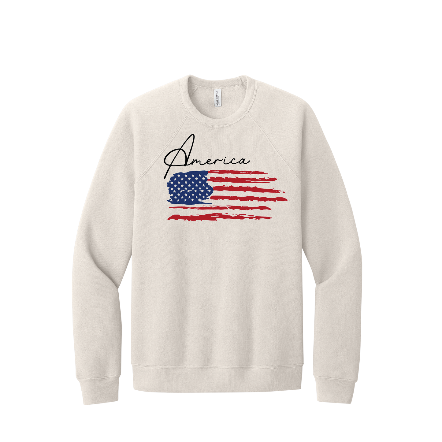 250 | Bella+Canvas Unisex Sponge Fleece Raglan Sweatshirt