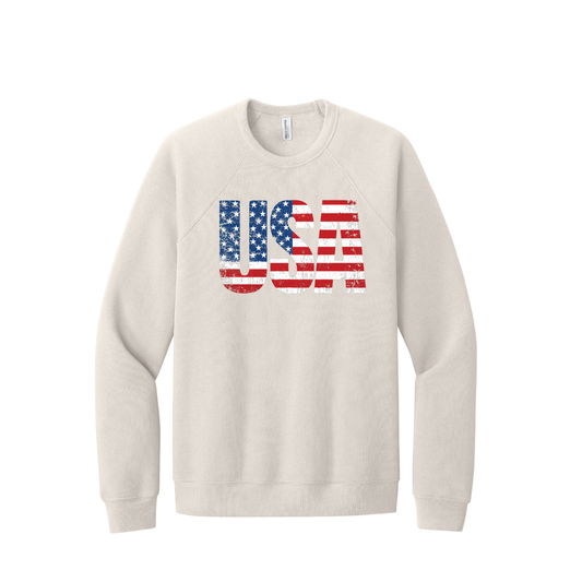 250 | Bella+Canvas Unisex Sponge Fleece Raglan Sweatshirt