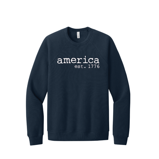 250 | Bella+Canvas Unisex Sponge Fleece Raglan Sweatshirt
