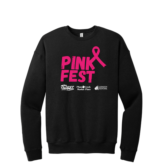 LRHC Pinkfest 2026 | Bella+Canvas Sponge Fleece Drop Shoulder Crewneck Sweatshirt
