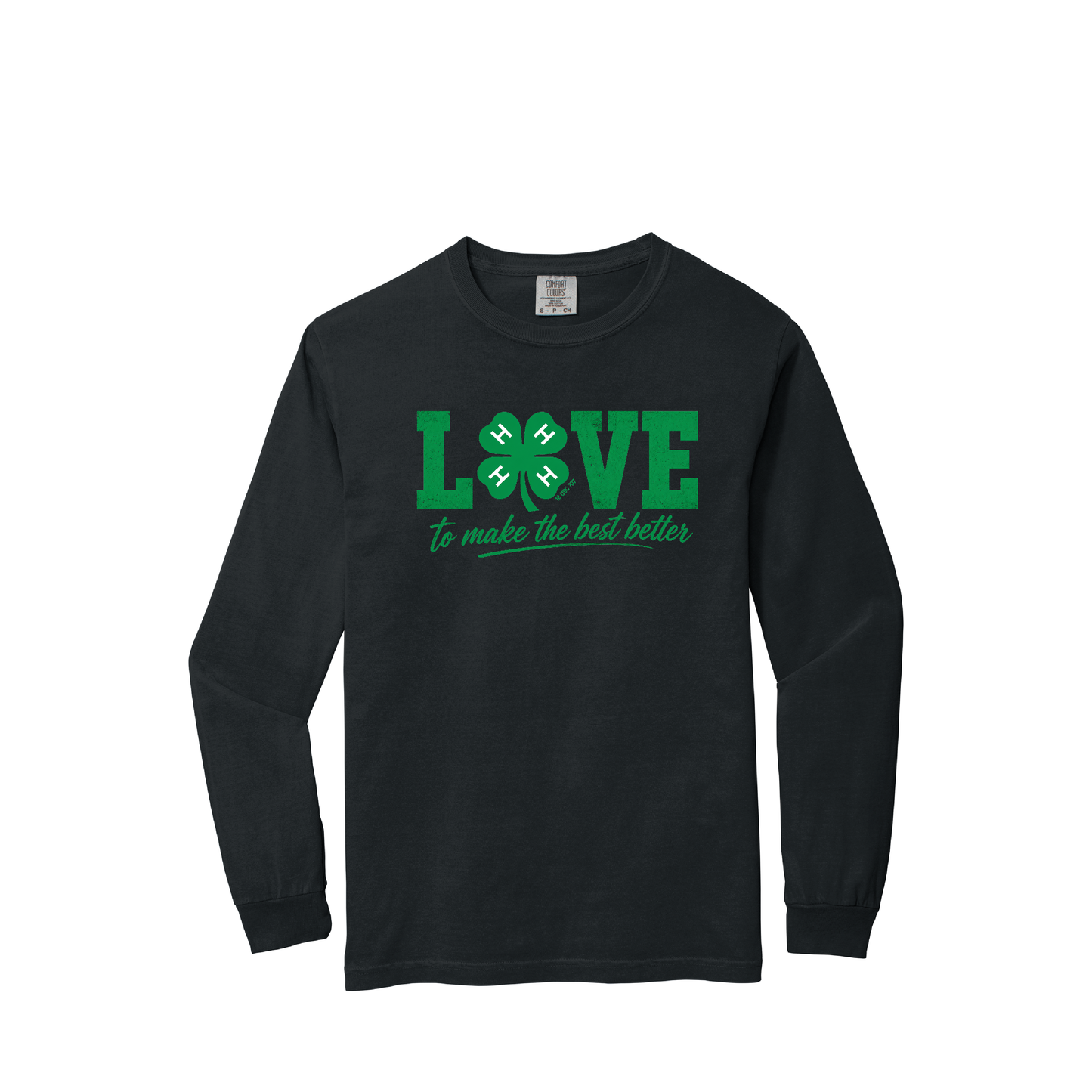 4-H | Comfort Colors Adult Garment-Dyed Heavyweight Long Sleeve T-Shirt