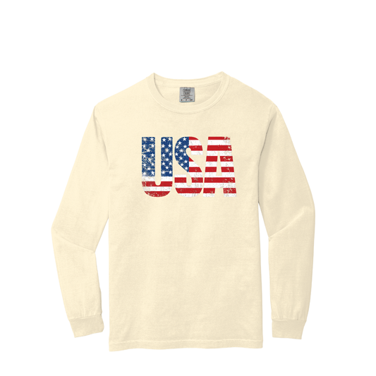 250 | Comfort Colors Adult Garment-Dyed Heavyweight Long Sleeve T-Shirt