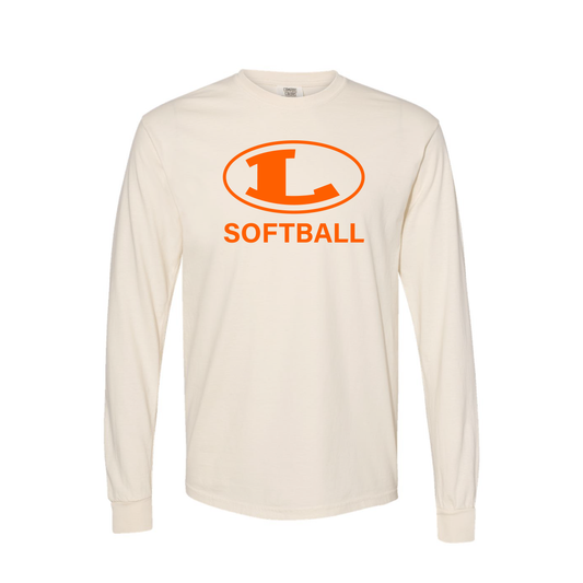 Lex Softball | Comfort Colors Garment-Dyed Heavyweight Long Sleeve T-Shirt