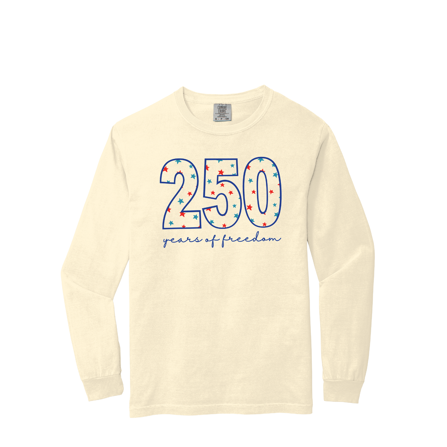 250 | Comfort Colors Adult Garment-Dyed Heavyweight Long Sleeve T-Shirt