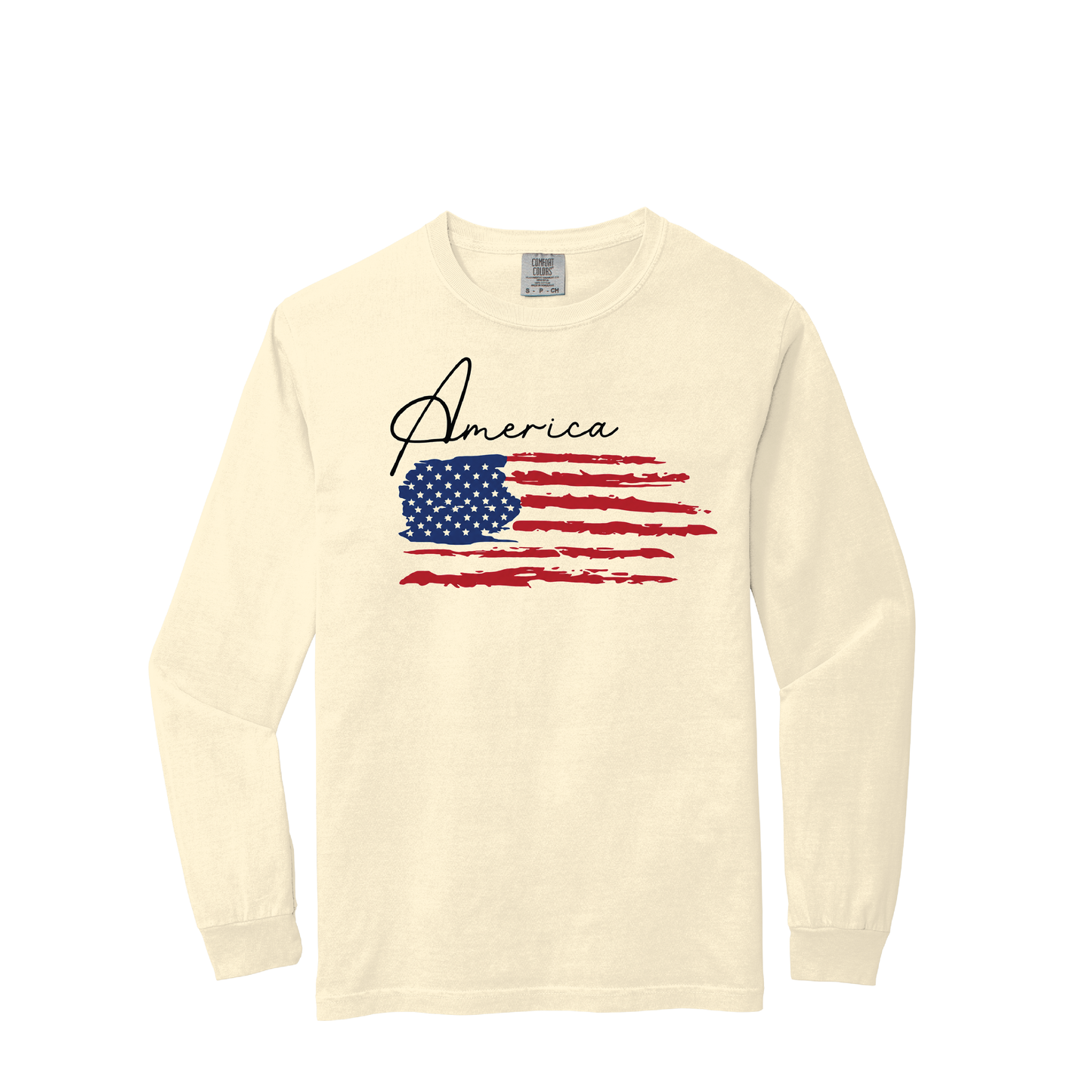 250 | Comfort Colors Adult Garment-Dyed Heavyweight Long Sleeve T-Shirt