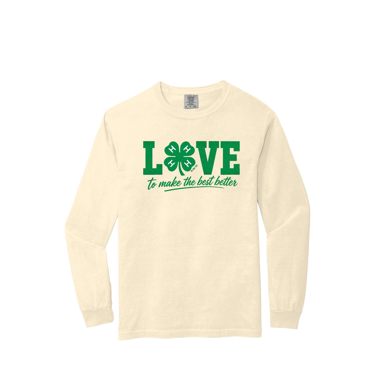 4-H | Comfort Colors Adult Garment-Dyed Heavyweight Long Sleeve T-Shirt