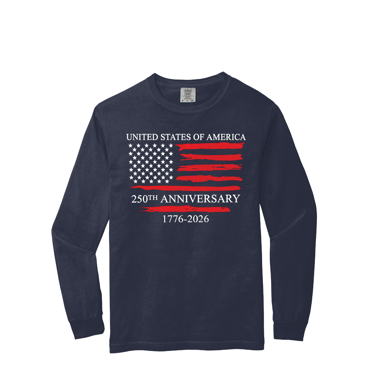 250 | Comfort Colors Adult Garment-Dyed Heavyweight Long Sleeve T-Shirt
