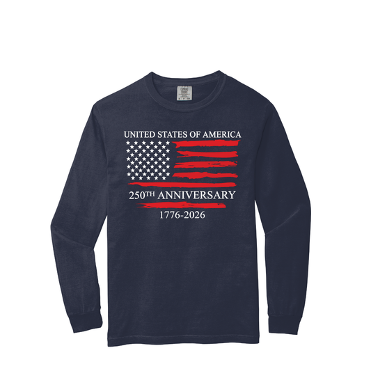 250 | Comfort Colors Adult Garment-Dyed Heavyweight Long Sleeve T-Shirt