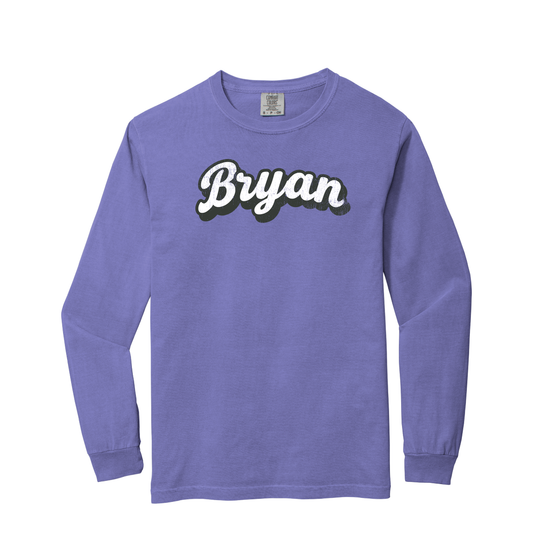Bryan | Comfort Colors ADULT Garment-Dyed Heavyweight Long Sleeve T-Shirt