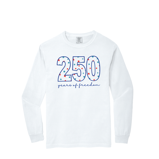 250 | Comfort Colors Adult Garment-Dyed Heavyweight Long Sleeve T-Shirt