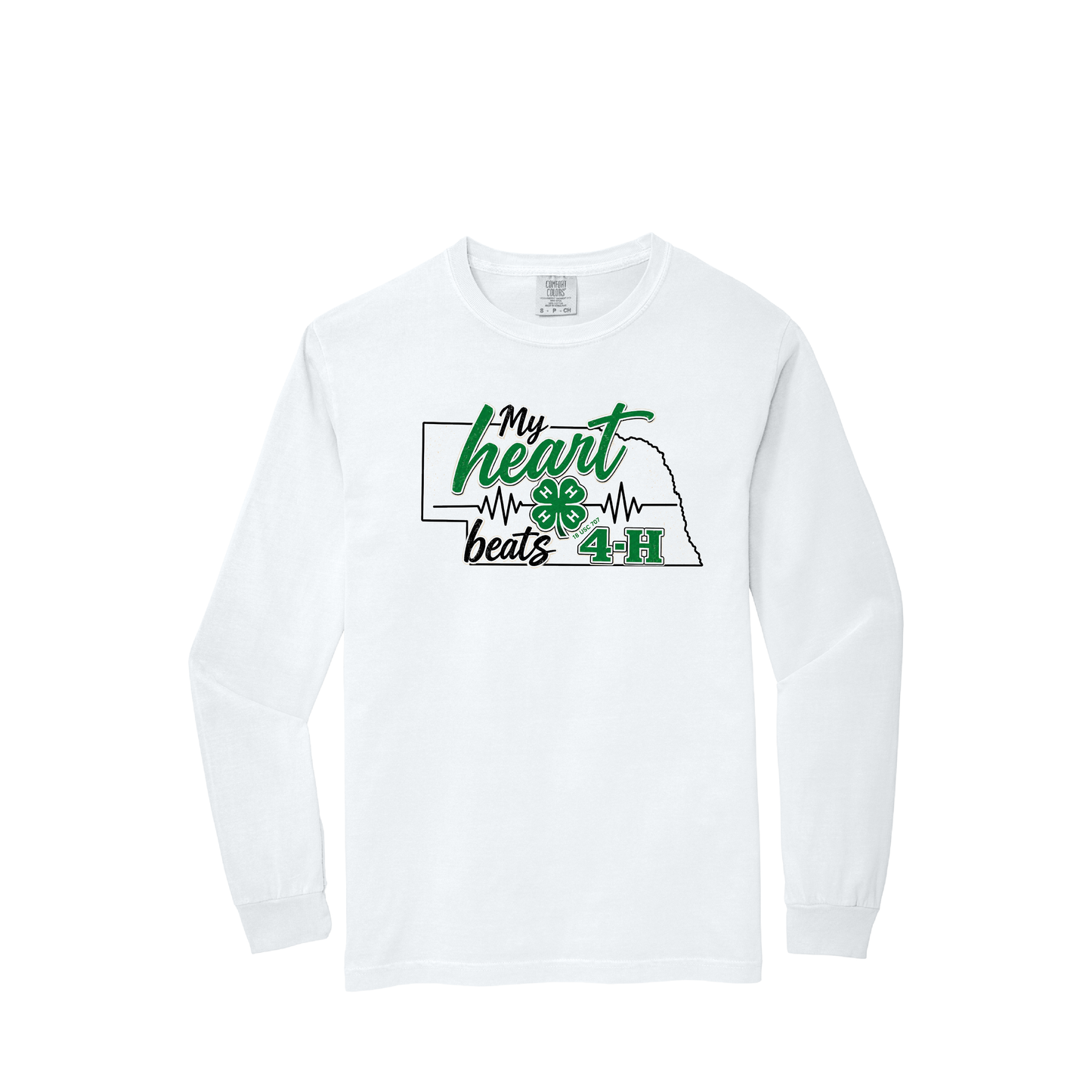4-H | Comfort Colors Adult Garment-Dyed Heavyweight Long Sleeve T-Shirt