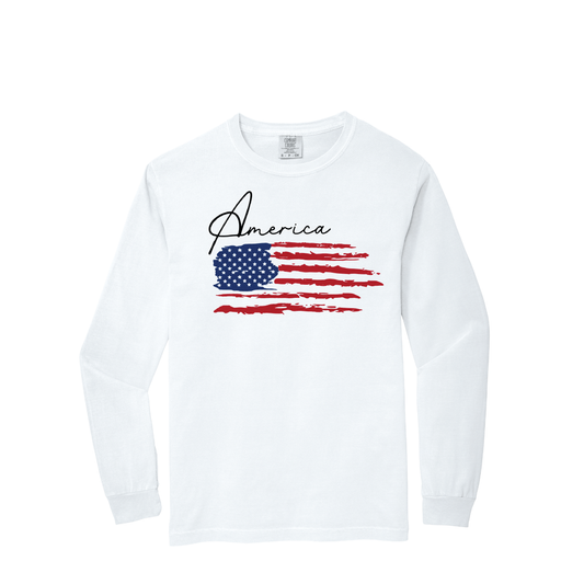 250 | Comfort Colors Adult Garment-Dyed Heavyweight Long Sleeve T-Shirt