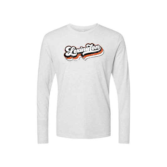Next Level Unisex Triblend Long Sleeve T-Shirt Heather White