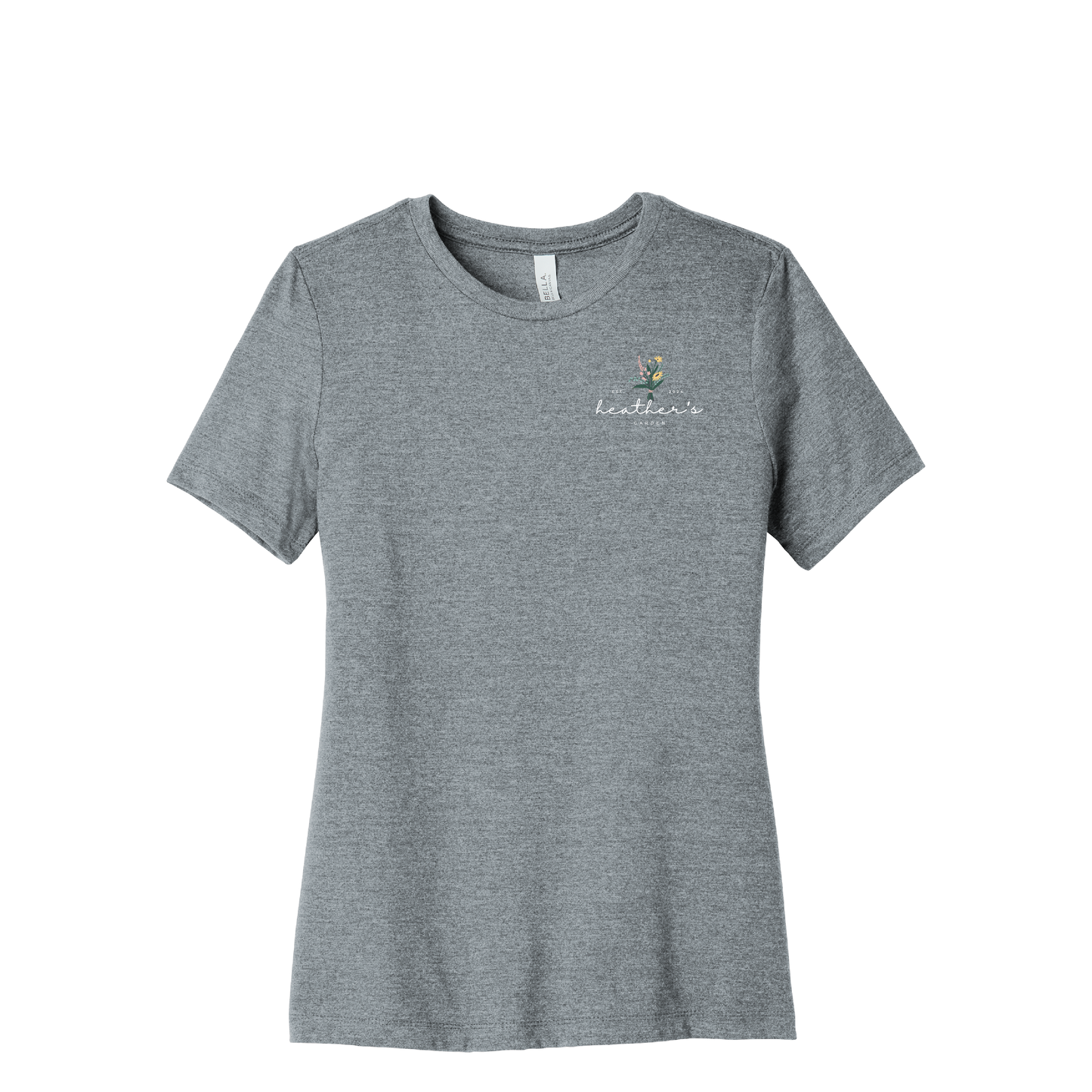 Heather's Garden | Bella+Canvas Women’s Relaxed Fit Heather CVC Tee