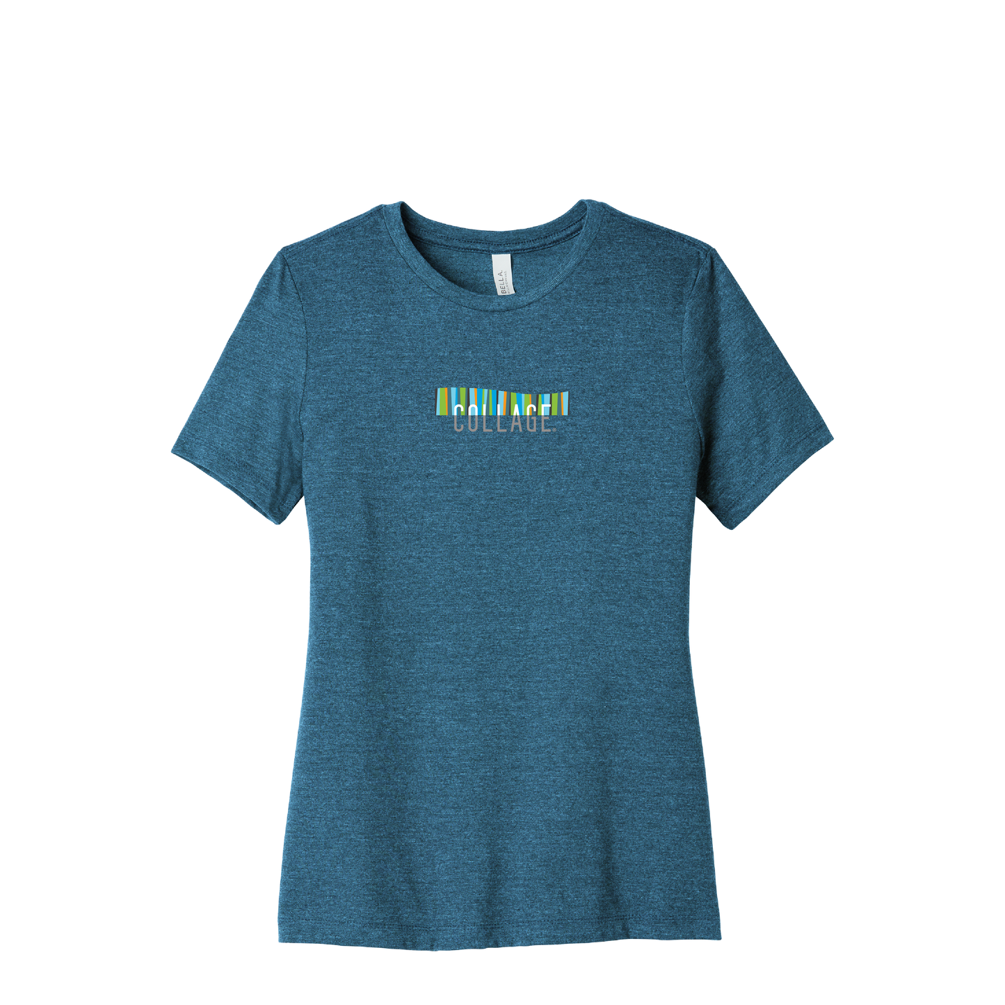 Collage | Bella+Canvas Women’s Relaxed Fit Heather CVC Tee