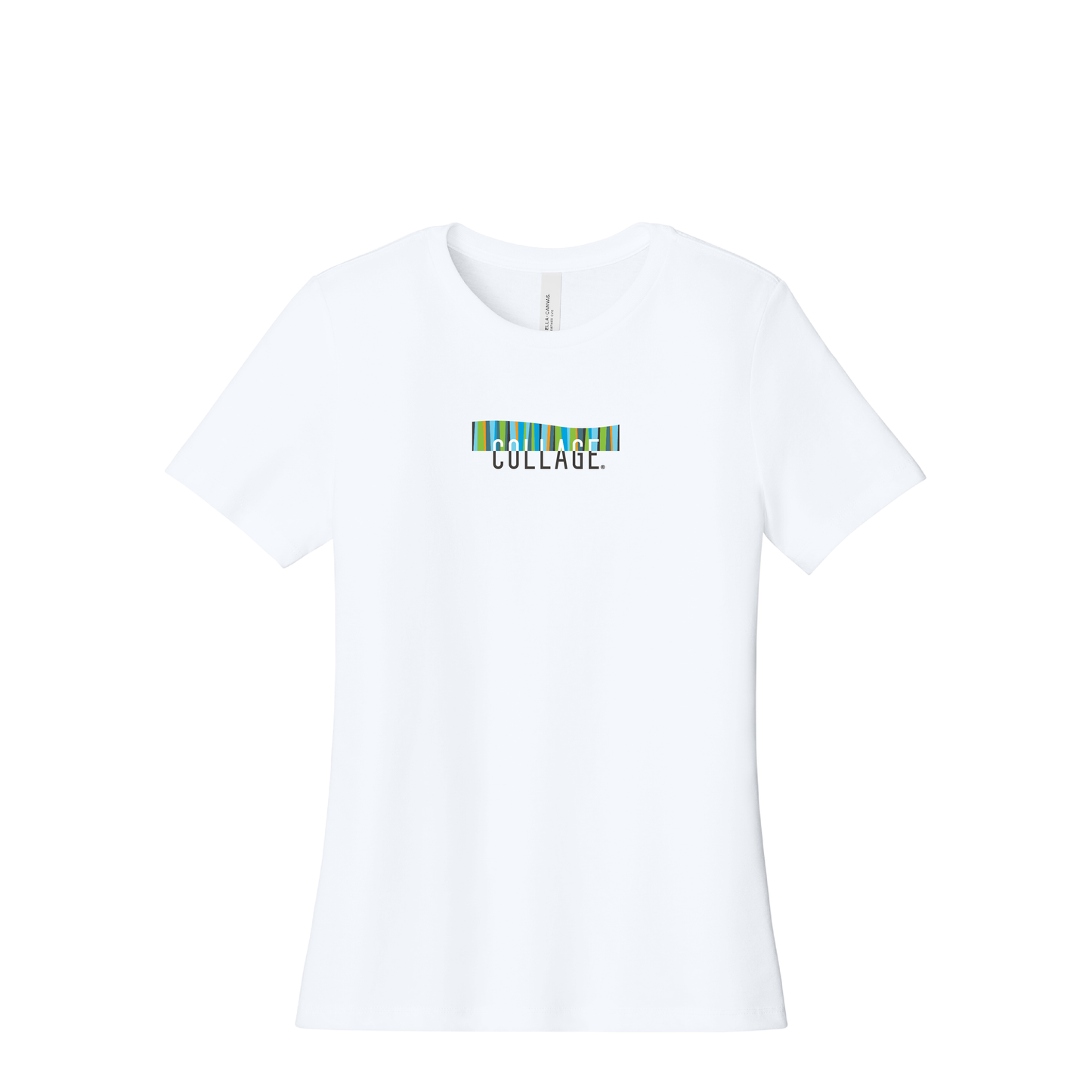 Collage | Bella+Canvas Women’s Relaxed Fit Heather CVC Tee