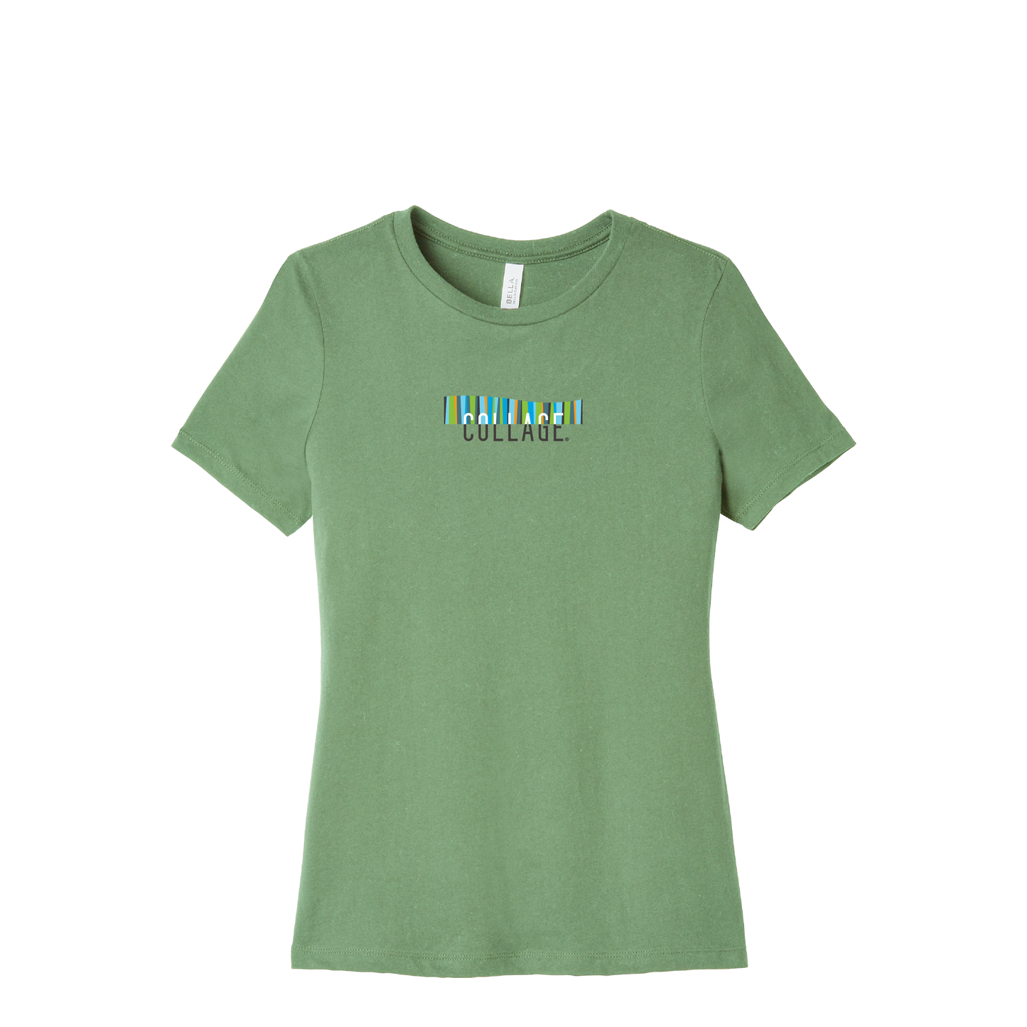 Collage | Bella+Canvas Women’s Relaxed Fit Heather CVC Tee