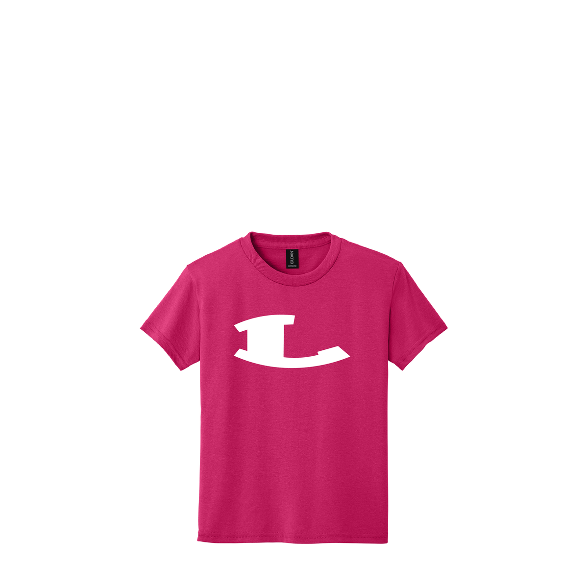 Dig Pink Volleyball | Gildan Youth DryBlend 50 Cotton/50 Poly T-Shirt