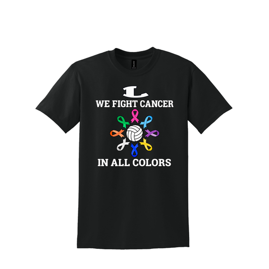 Dig Pink Volleyball | Gildan Adult DryBlend 50 Cotton/50 Poly T-Shirt