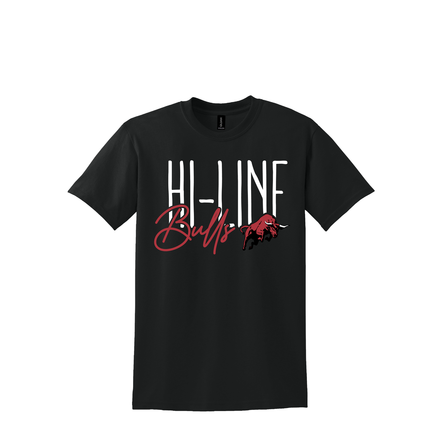Hi-Line Bulls | Gildan Adult DryBlend 50 Cotton/50 Poly T-Shirt