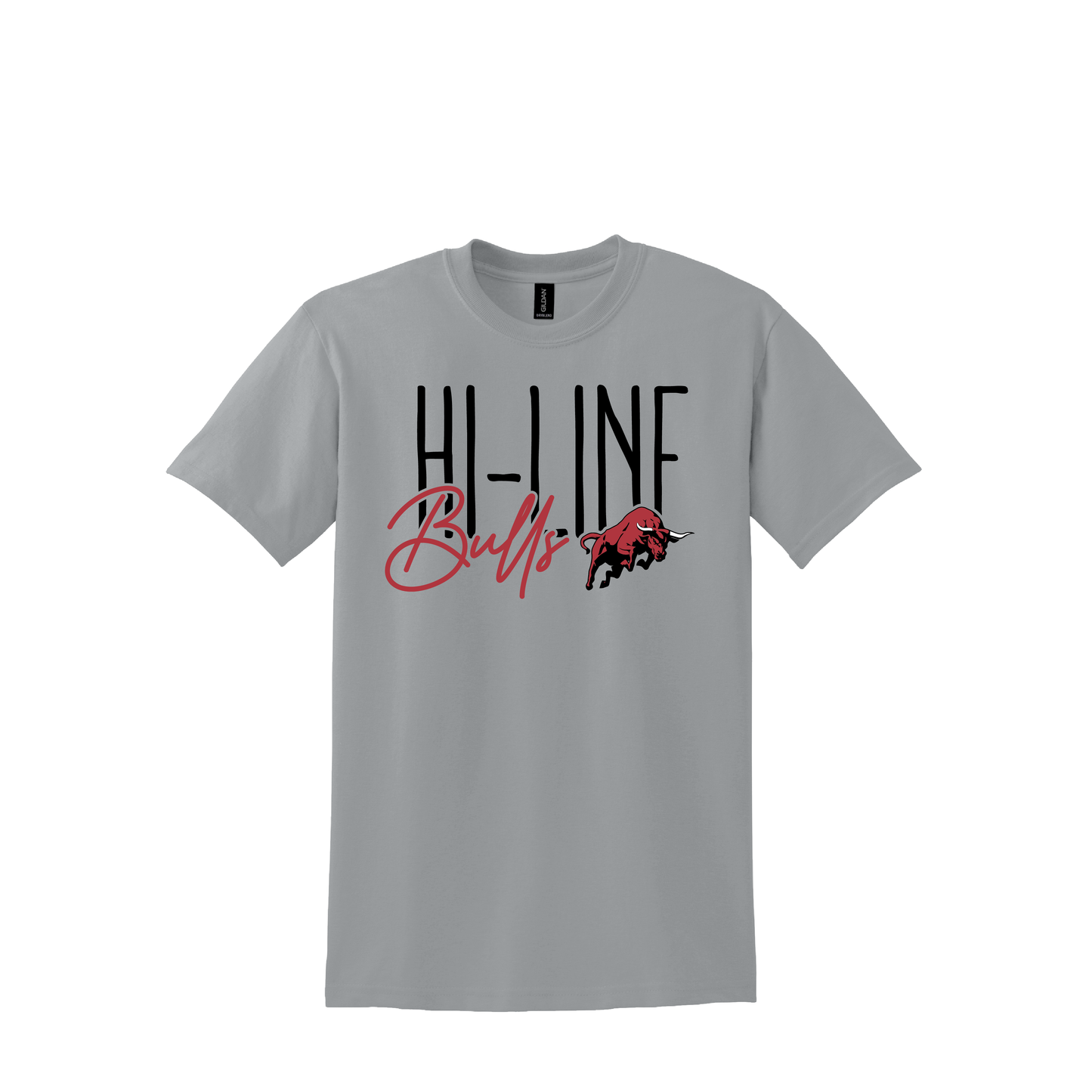 Hi-Line Bulls | Gildan Adult DryBlend 50 Cotton/50 Poly T-Shirt