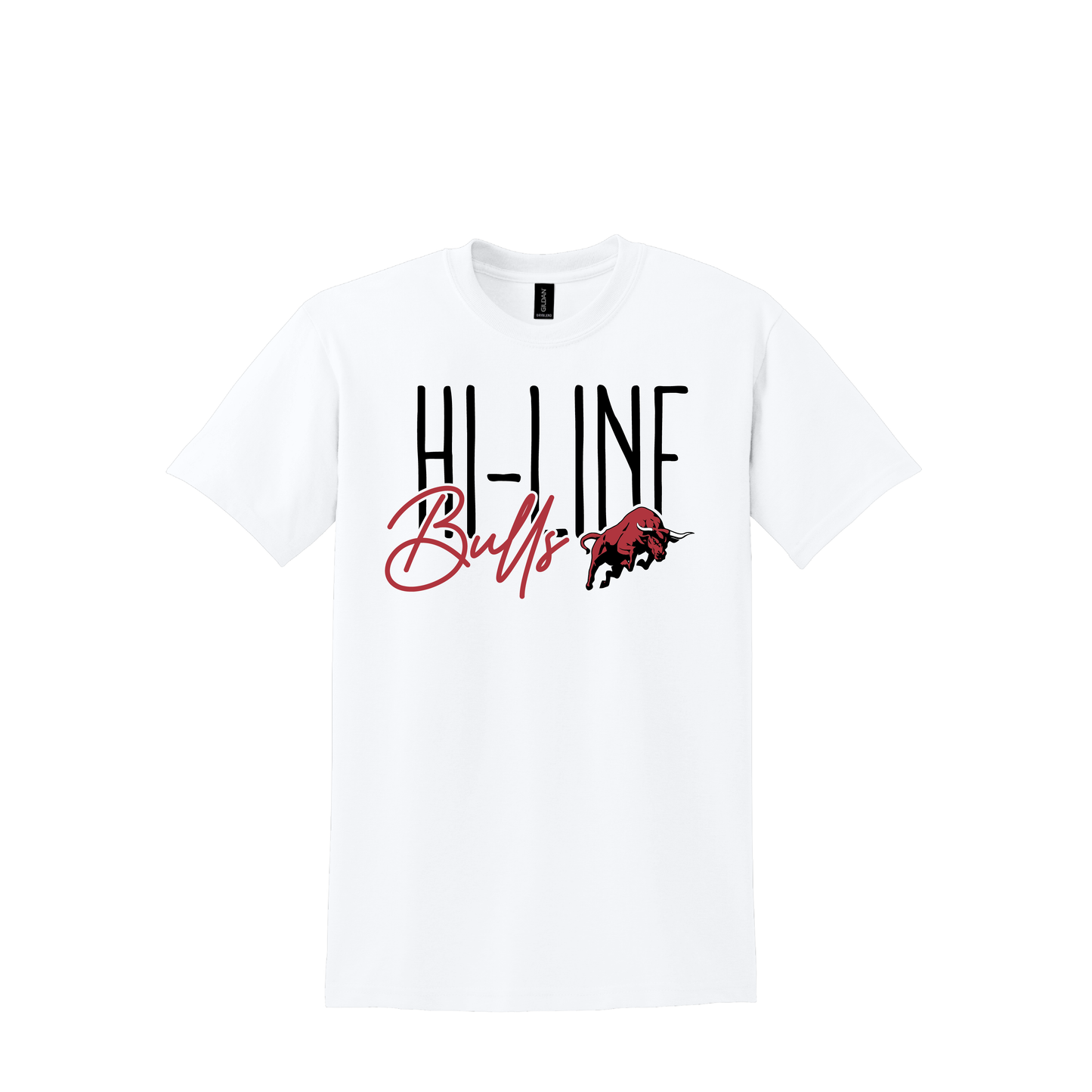 Hi-Line Bulls | Gildan Adult DryBlend 50 Cotton/50 Poly T-Shirt
