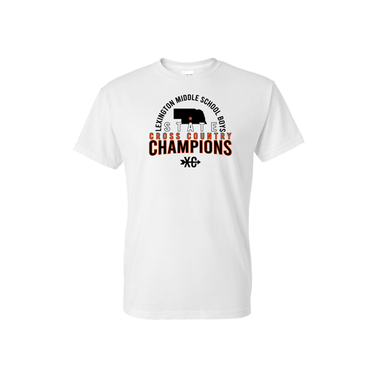 LMS XC Champs | Gildan ADULT DryBlend 50 Cotton/50 Poly T-Shirt