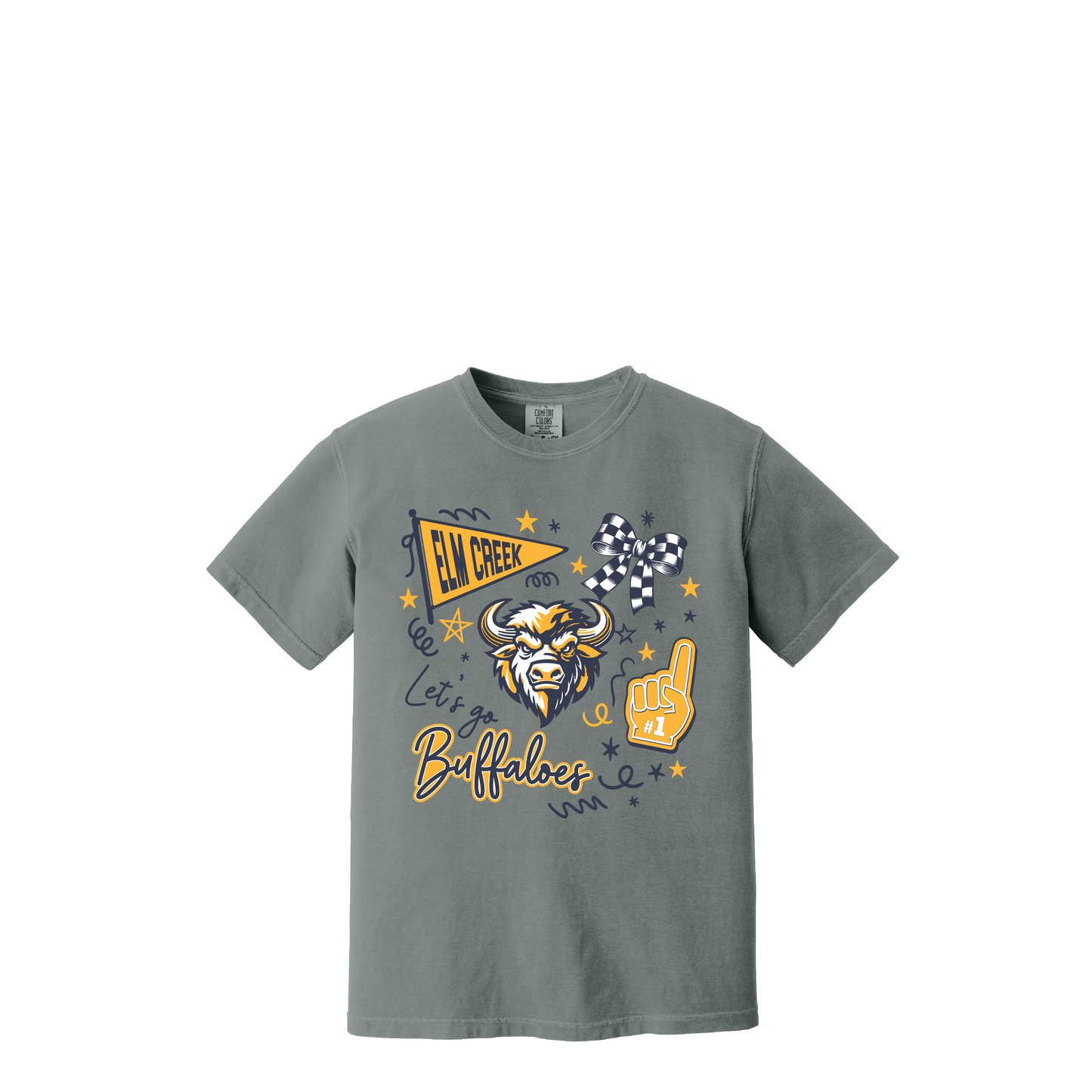 Elm Creek | Comfort Colors YOUTH Garment-Dyed Heavyweight T-Shirt