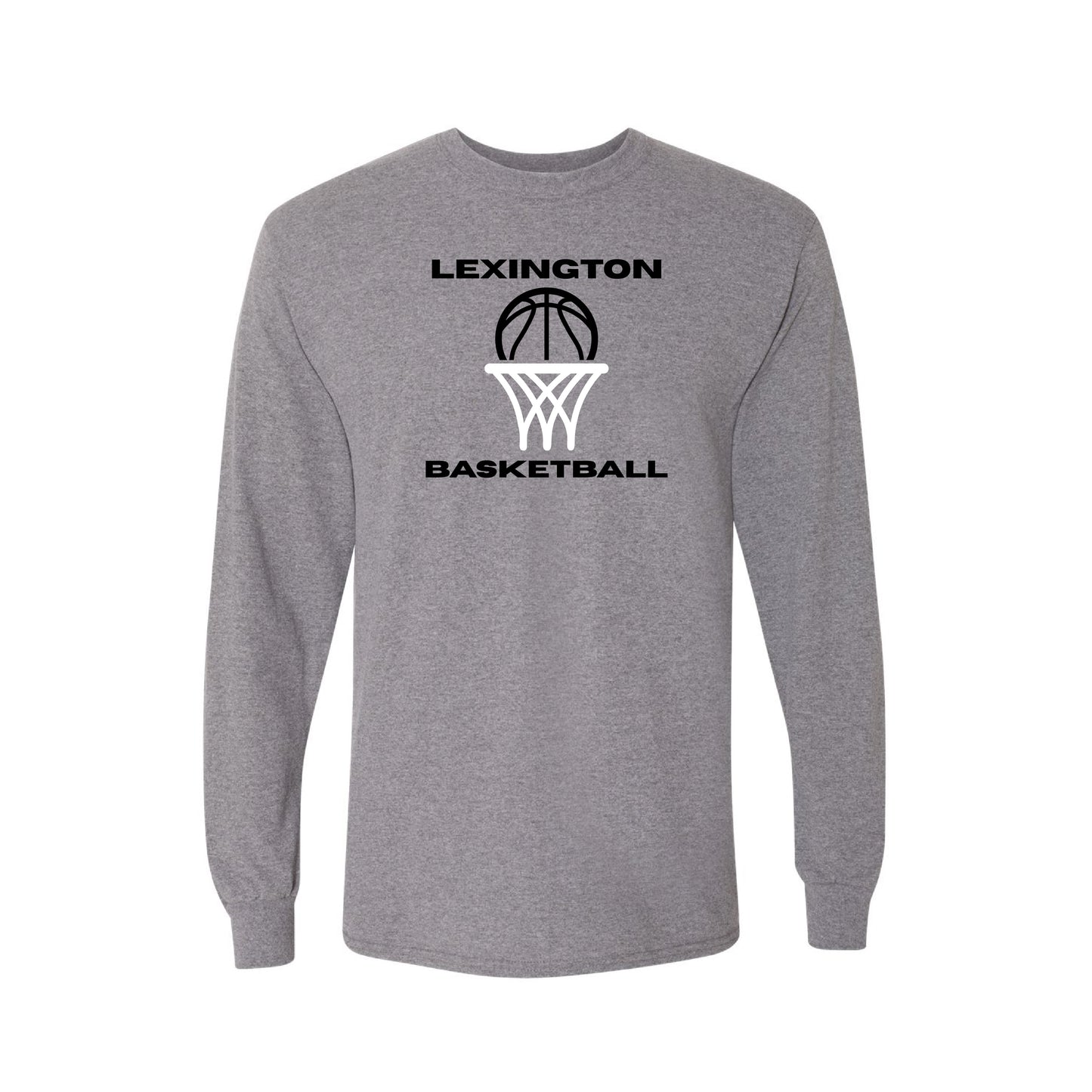Lex Boys Basketball | Gildan DryBlend 50 Cotton/50 Poly Long Sleeve T-Shirt