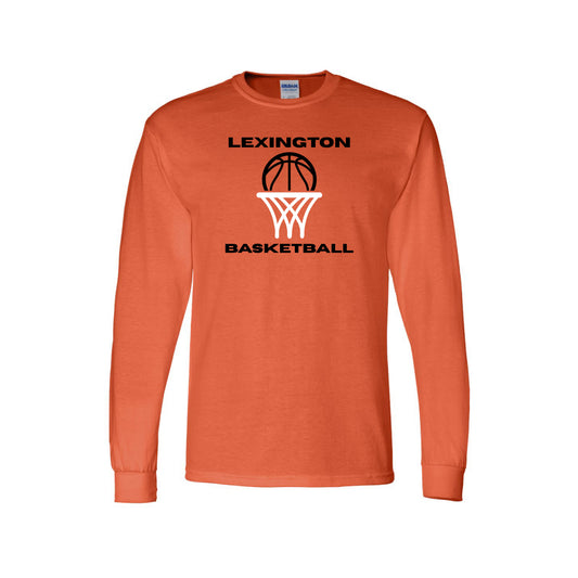 Lex Boys Basketball | Gildan DryBlend 50 Cotton/50 Poly Long Sleeve T-Shirt