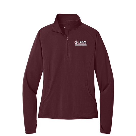 Team PT | Sport-Tek Ladies Sport-Wick Stretch 1/4-Zip Pullover