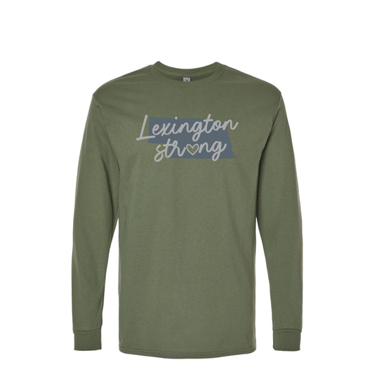 Lex Strong | Gildan Unisex Heavy Cotton Long Sleeve T-Shirt