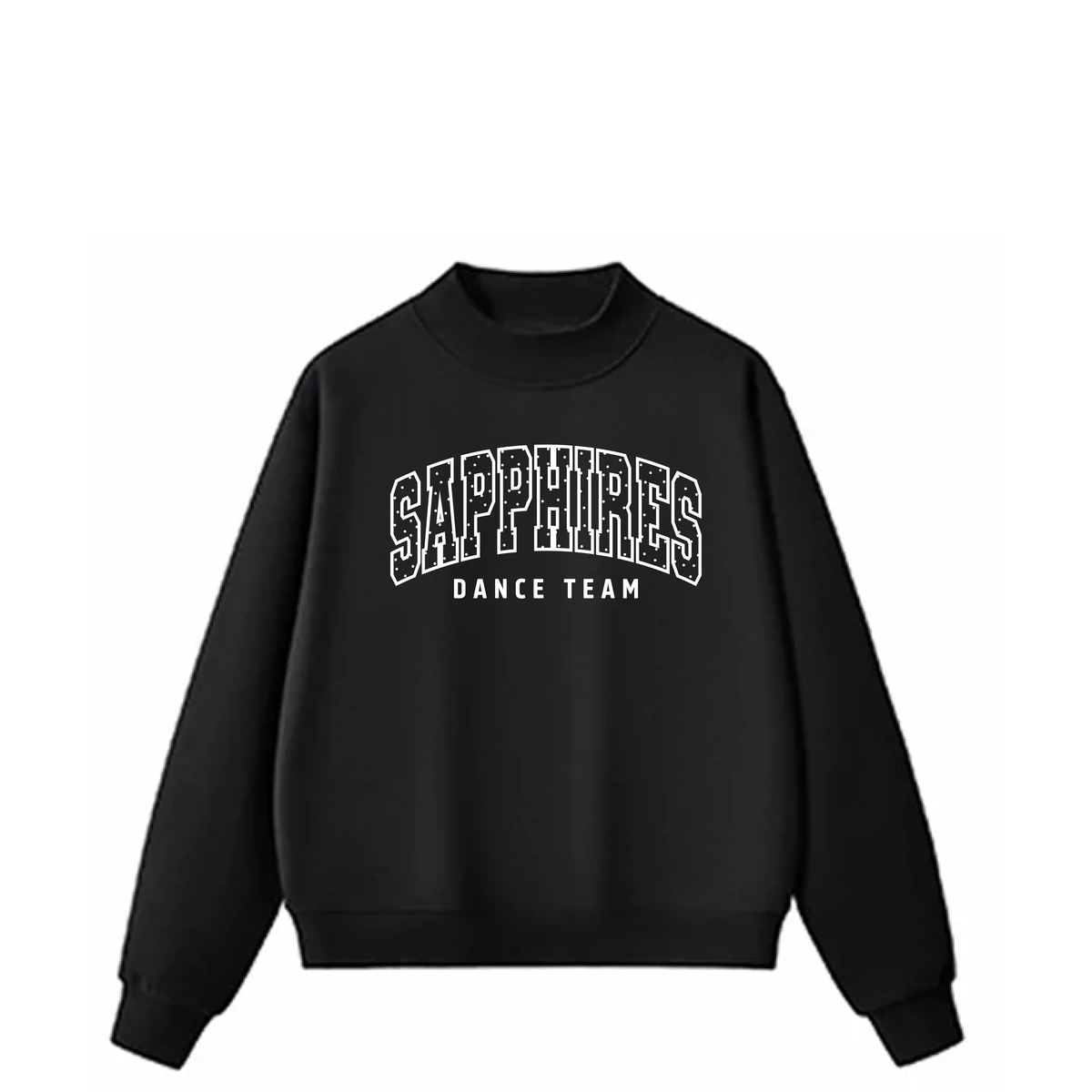 UNK Dance Team | Unisex Cozy Fleece Mock Neck Sweatshirt