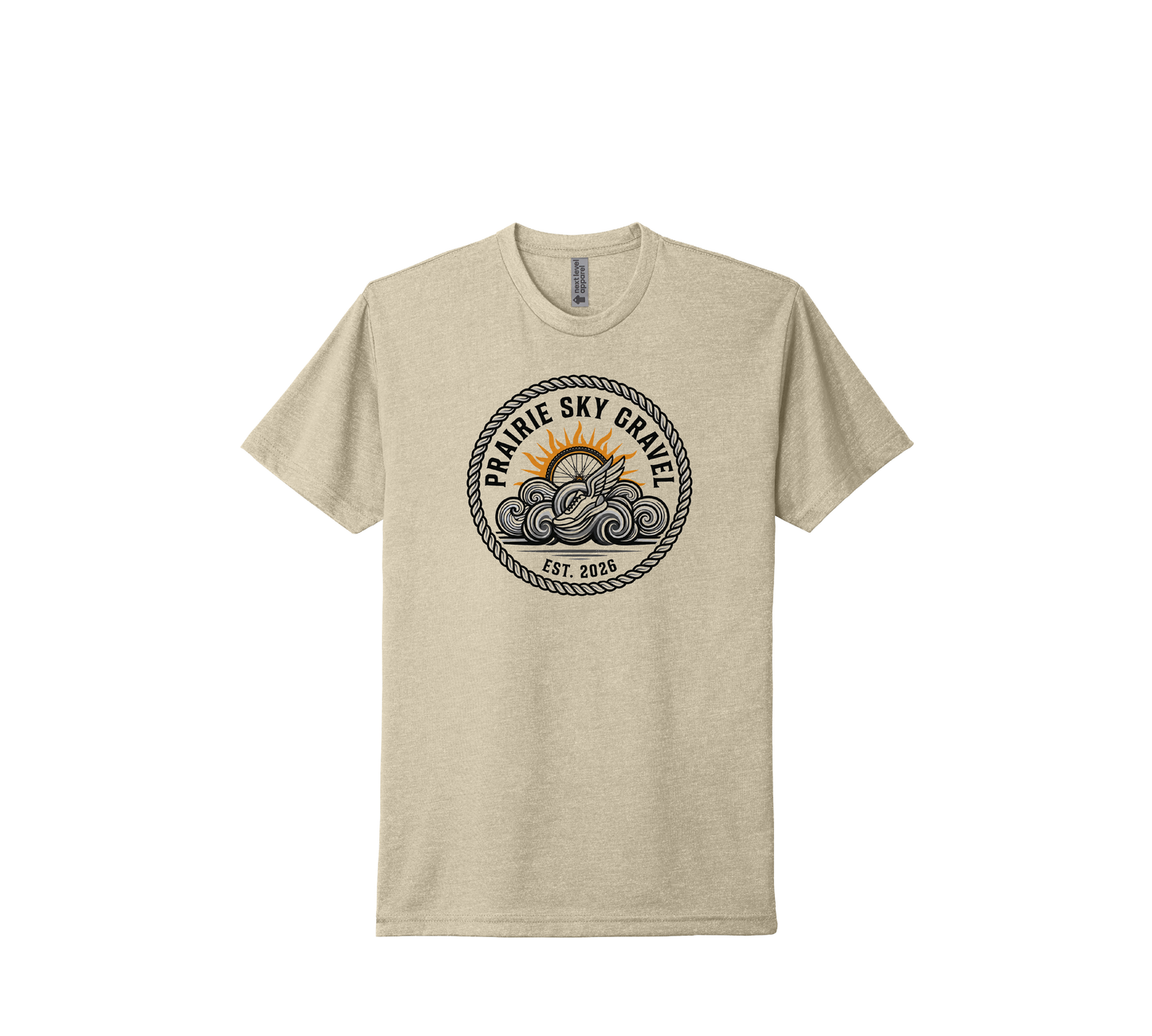 Prairie Sky Gravel | Next Level Unisex T-Shirt